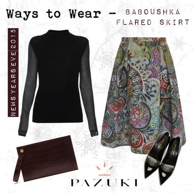 AW15 - Pazuki - Ways to Wear - Baboushka Flared Skirt