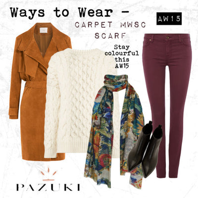 AW15 - Pazuki - Ways to Wear - Carpet MWSC Scarf