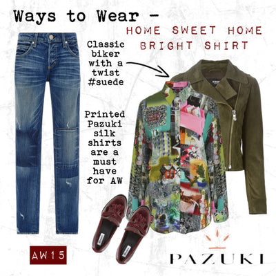 AW15 - Pazuki - Ways to Wear - Home Sweet Home Bright Shirt