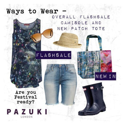 SS16 & FLASHSALE - Pazuki - Ways to Wear - Overall Camisole & Patch Tote