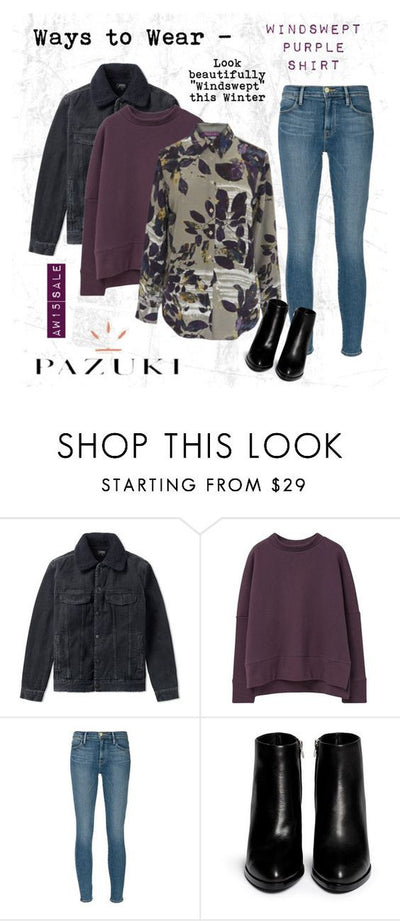 AW15 - Pazuki - Ways to Wear - Windswept Purple Shirt