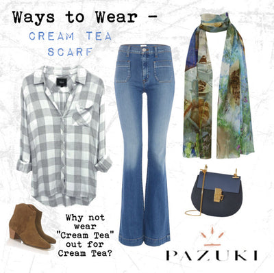 Ways to Wear - Pazuki - SS15 - Cream Tea Scarf