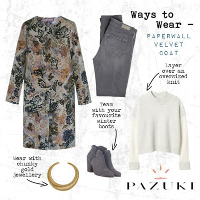 AW14 - Ways to Wear - Paperwall Velvet Coat
