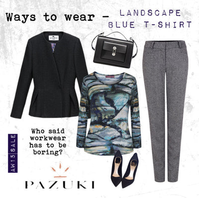 AW15 - Pazuki - Ways to Wear - Landscape Long Sleeve Top