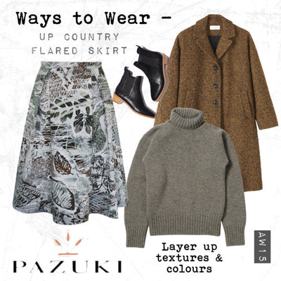 AW15 - Pazuki - Ways to Wear - Up Country Flared Skirt