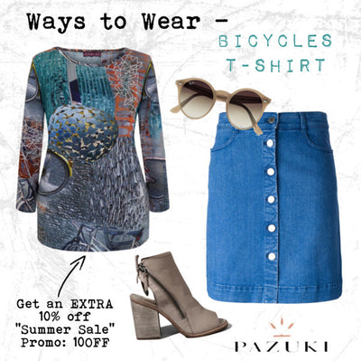 SS15 - Ways to Wear - Pazuki - Bicycles T-Shirt