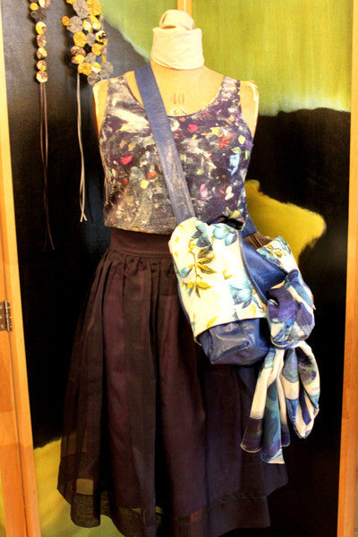 Katie's Saturday Selection - SS15 - Overall Camisole and Blue Shadow Silk Scarf