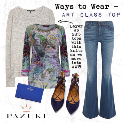 SS15 - Ways to Wear - Pazuki - Art Class Jersey Top