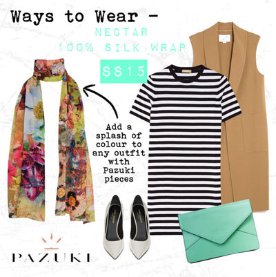 SS15 - Ways to Wear - Pazuki - Nectar 100% Silk Scarf