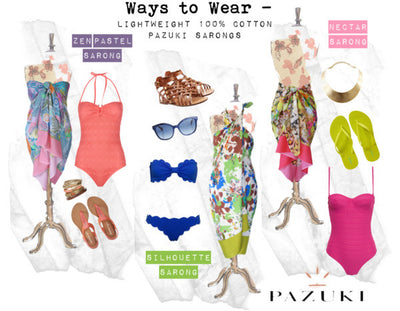 SS15 - Ways to Wear - Pazuki - Summer Sarongs