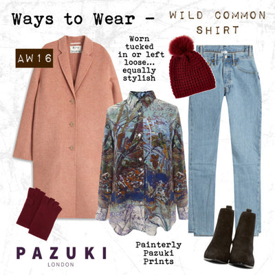 AW16 - Pazuki - Ways to Wear - Wild Common Brown Shirt