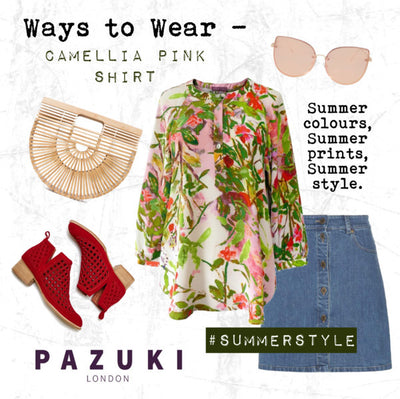 SS17 - Pazuki - Ways to Wear - Camellia Pink Shirt