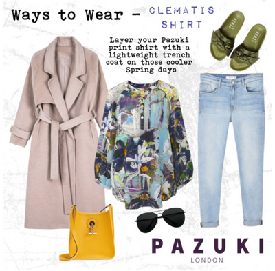 SS17 - Pazuki - Ways to Wear - Clematis Navy Shirt