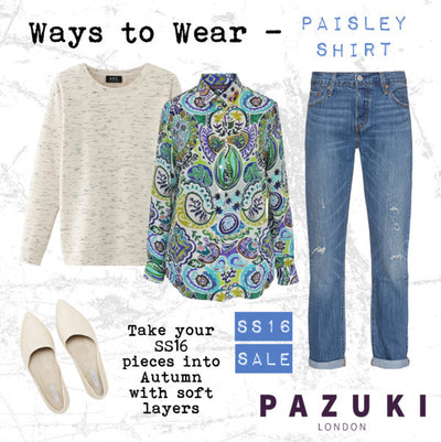 SS16 - Pazuki - Ways to Wear - Paisley Shirt