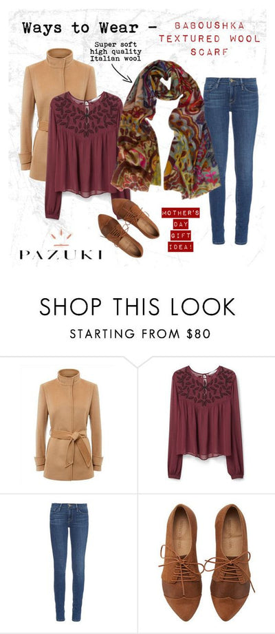 AW15 - Pazuki - Ways to Wear - Baboushka Textured Wool Scarf