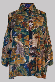 Aphaea Carpet Crepe de Chine Shirt