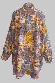 Aphaea Oleander Crepe de Chine Shirt