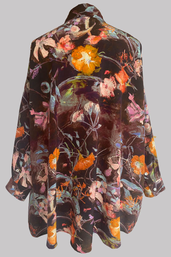 Aphaea Shangi-La Crepe de Chine Shirt