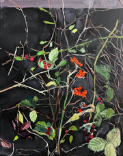 Berries Brown Velvet Muffler