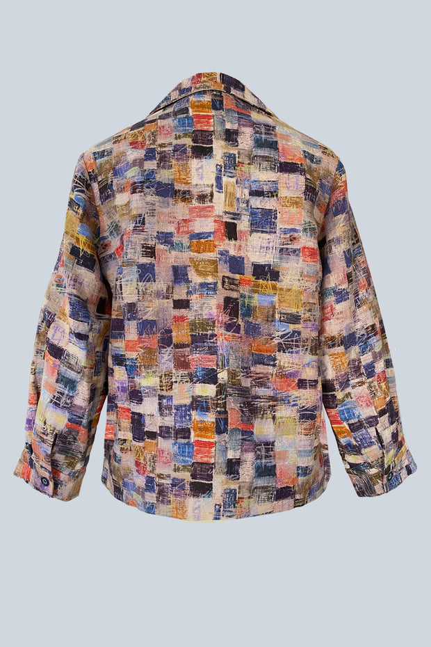 Elen Jasper Boxy Cotton/Linen Jacket