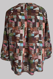 Luna Facade Brown 100% Silk