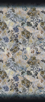 Minuet Scrunchy Grey Wool/Silk Scarf