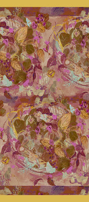 Nasturtium Rust/Gold Wool Silk Scarf