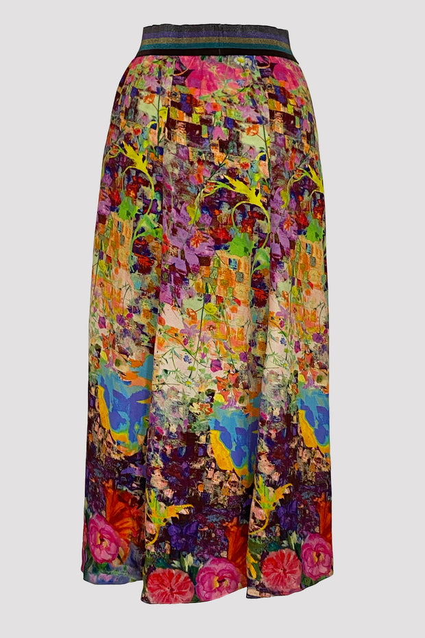 Aphrodite Mosaic Garden Panelled Skirt