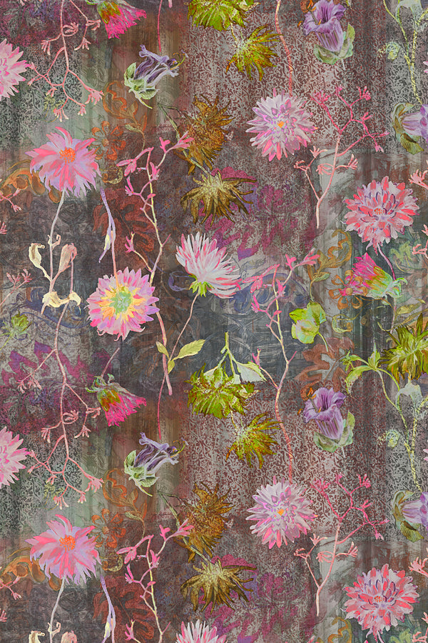 Tapestry Wool Silk Lace Scarf