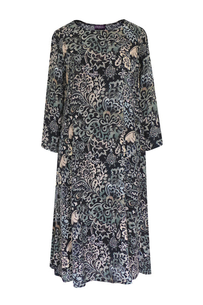 Pazuki | AW19 | Justitia Guipure Black Pink Dress