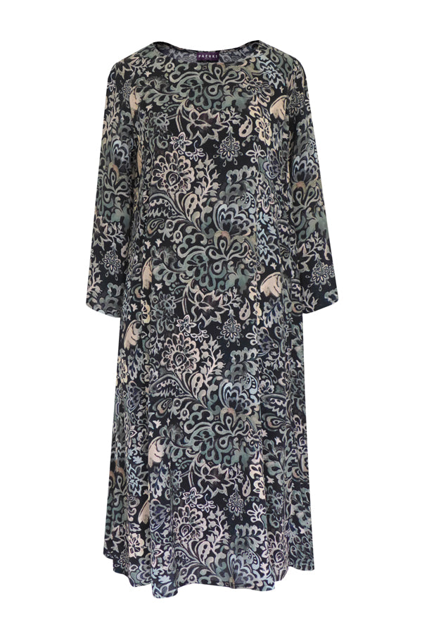 Pazuki | AW19 | Justitia Guipure Black Pink Dress