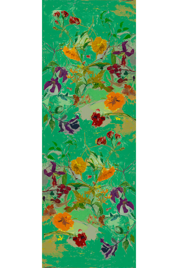 Shangri La Green Cashmere Scarf