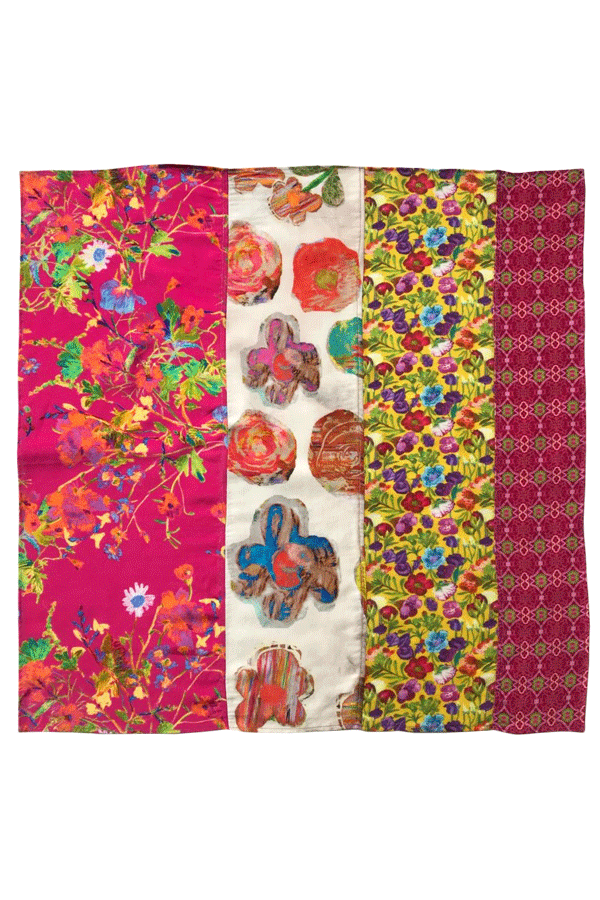 Silk Patchwork Scarves