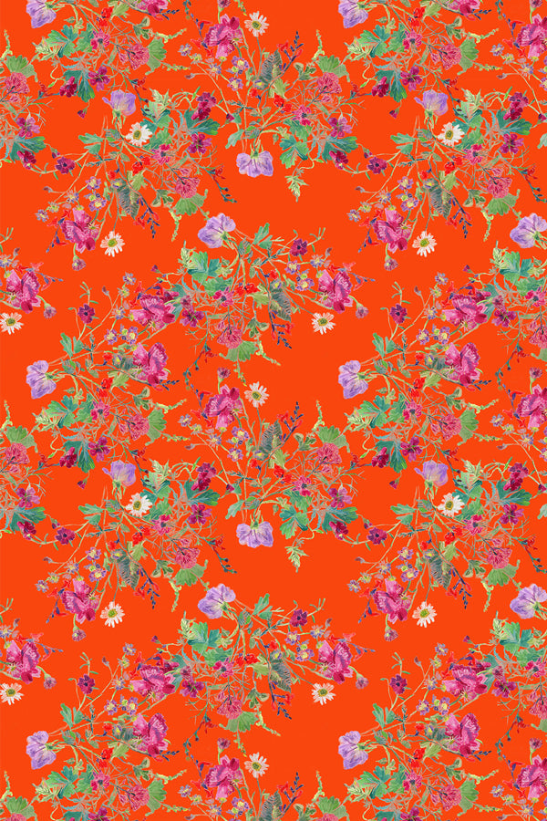 Pazuki | SS19 | Floris Orange - PRINT