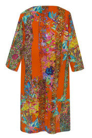Pazuki | SS20 | Athena Trellis Orange Tunic Dress
