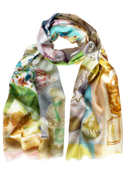 Splash Multi 100% Cotton Scarf