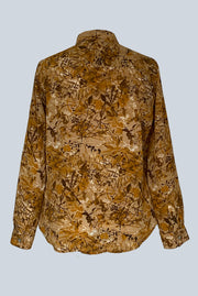 Veritas Tangle Gold Silk Shirt