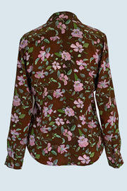 Veritas Viola Pink Crepe de Chine Silk Shirt