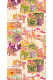 Pazuki CWR Calendula cotton pastel scarf print